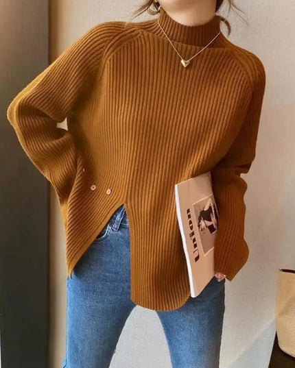 Turtleneck Casual Tops - VOLDRI