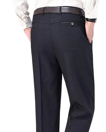 Voldri Men's Plus Size Business Pants - Stretch Loose Fit for Office -   | Stylish & Elegant Fashion by Voldri