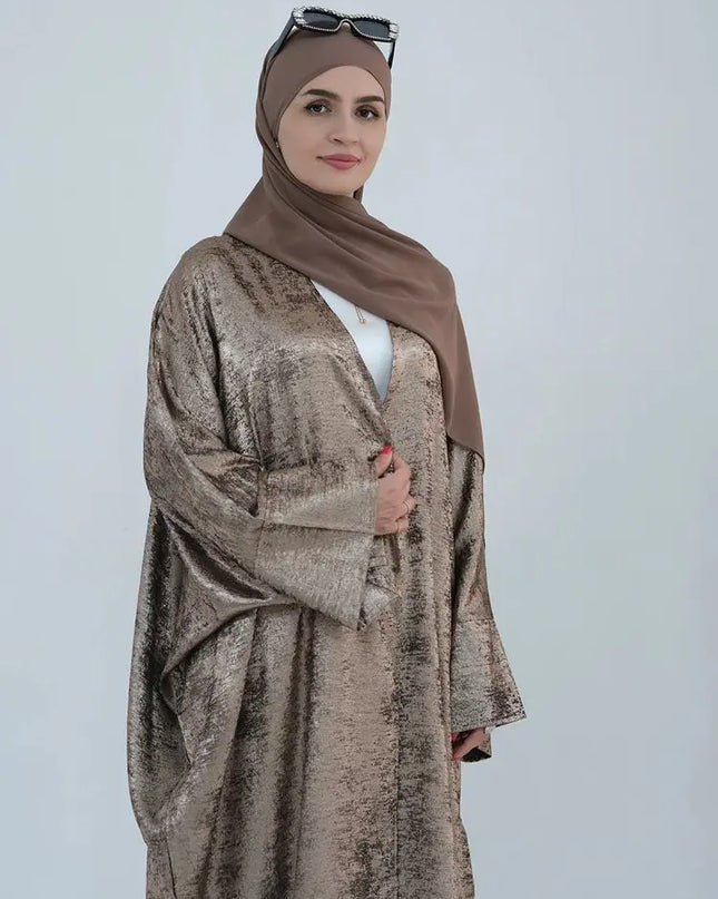 Open Satin Abaya