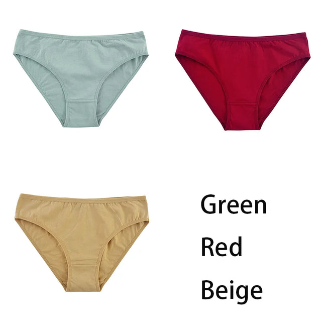 3PCS/Set Underpants  Seamless Briefs  Lingerie - VOLDRI