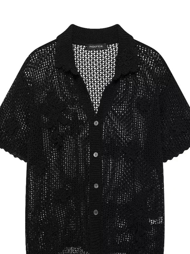 Vintage V Neck Shirt - VOLDRI