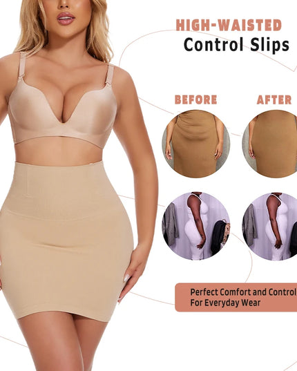 Built-in Thongs Control Slips  Shapewear - VOLDRI