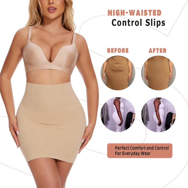 Built-in Thongs Control Slips  Shapewear - VOLDRI