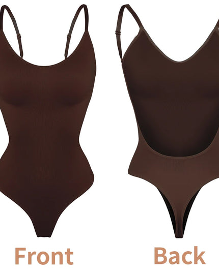 Backless Bodysuit Tummy Control Shapewear - VOLDRI