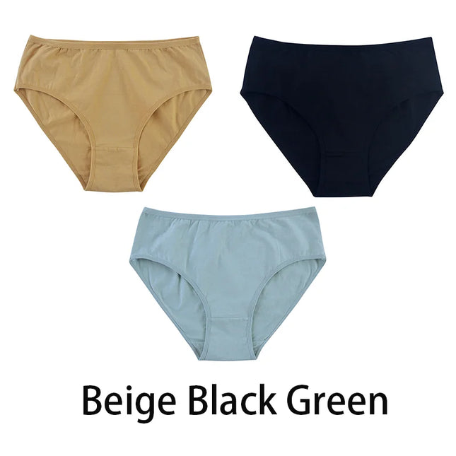 3PCS/Set Solid Color Briefs Underpants - VOLDRI