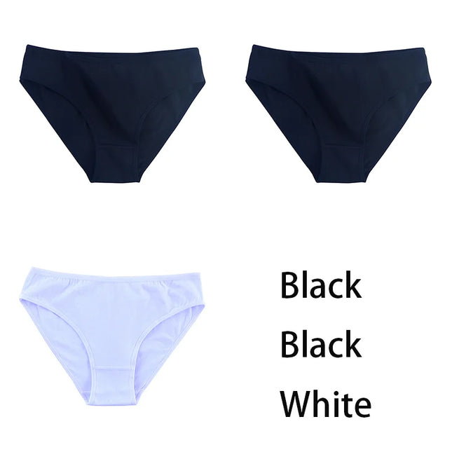 3PCS/Set  Classic Seamless Briefs Panties - VOLDRI