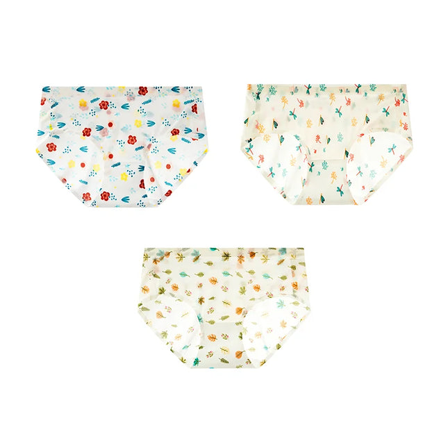 3Pcs/Set Printed Mesh Underwear Underpants - VOLDRI