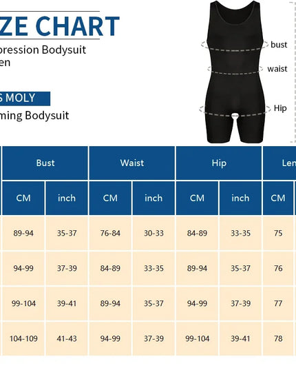 Full Body Shaper Sleeveless Underwear - VOLDRI