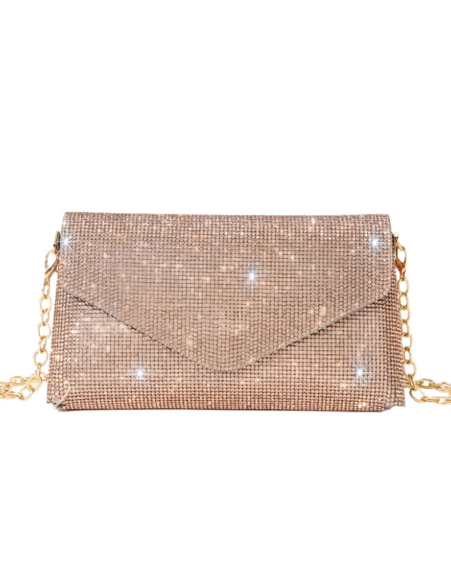 Rhinestone Evening Clutch Handbag - VOLDRI