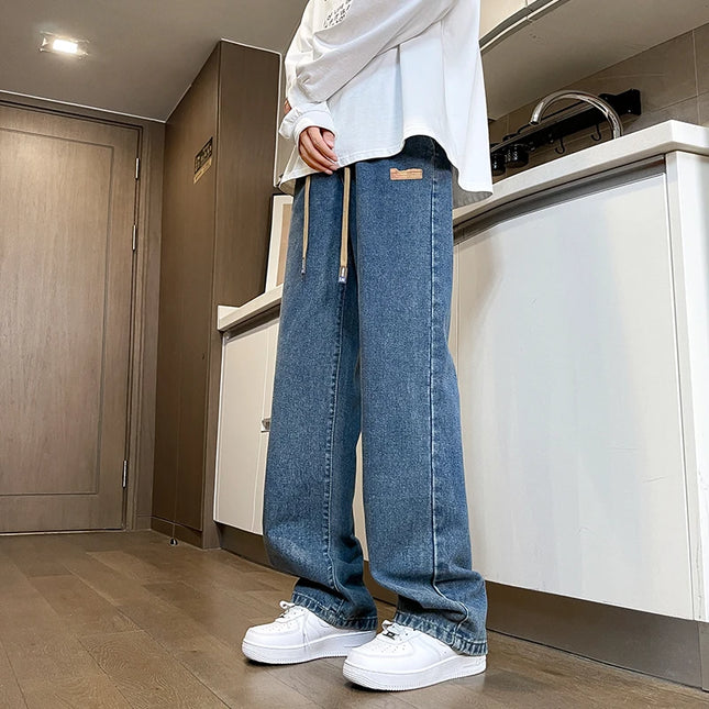 Voldri Men’s Baggy Jeans - Casual Loose Fit Straight Pants -   | Stylish & Elegant Fashion by Voldri