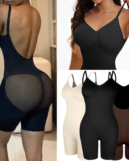 Backless Bodysuit Slimming Shapewear - VOLDRI