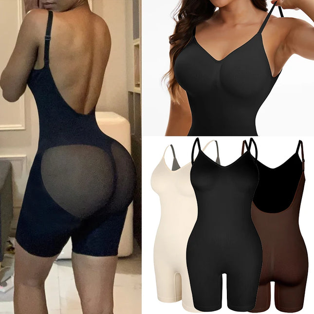 Backless Bodysuit Slimming Shapewear - VOLDRI