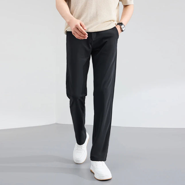 Voldri Lightweight Stretch Trousers - Cool & Breathable Summer Fit -   | Stylish & Elegant Fashion by Voldri