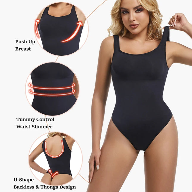 Seamless Backless Bodysuit  Shapewear - VOLDRI