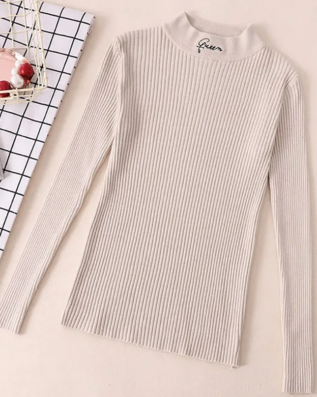 Thick High Elasticity Knitted Sweater - VOLDRI