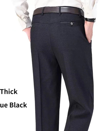 Voldri Casual Men's Business Pants - High Waist, Loose Fit, Plus Size -   | Stylish & Elegant Fashion by Voldri