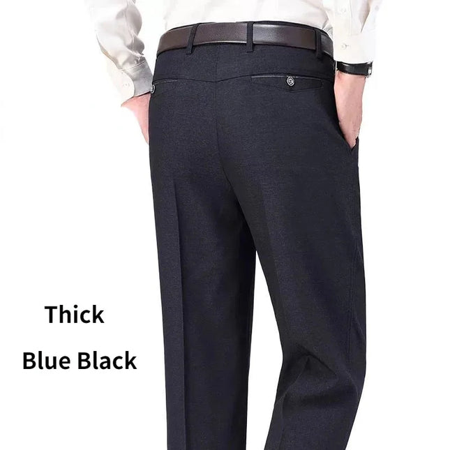 Voldri Casual Men's Business Pants - High Waist, Loose Fit, Plus Size -   | Stylish & Elegant Fashion by Voldri