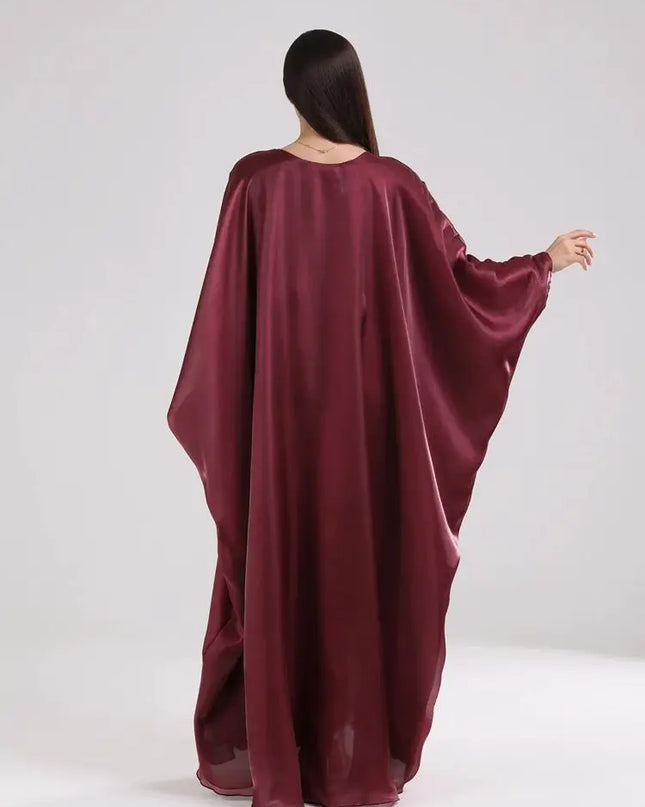 Butterfly Satin Abaya