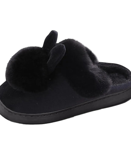 Fur Rabbit Fluffy Slippers