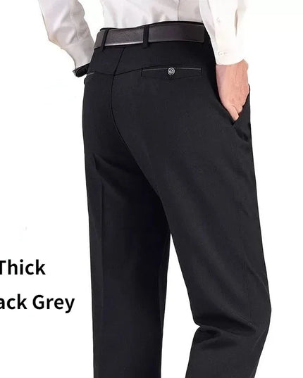 Voldri Casual Men's Business Pants - High Waist, Loose Fit, Plus Size -   | Stylish & Elegant Fashion by Voldri