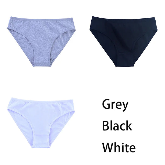 3PCS/Set  Classic Seamless Briefs Panties - VOLDRI