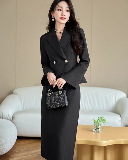 Blazer Skirt Suit Wear - VOLDRI