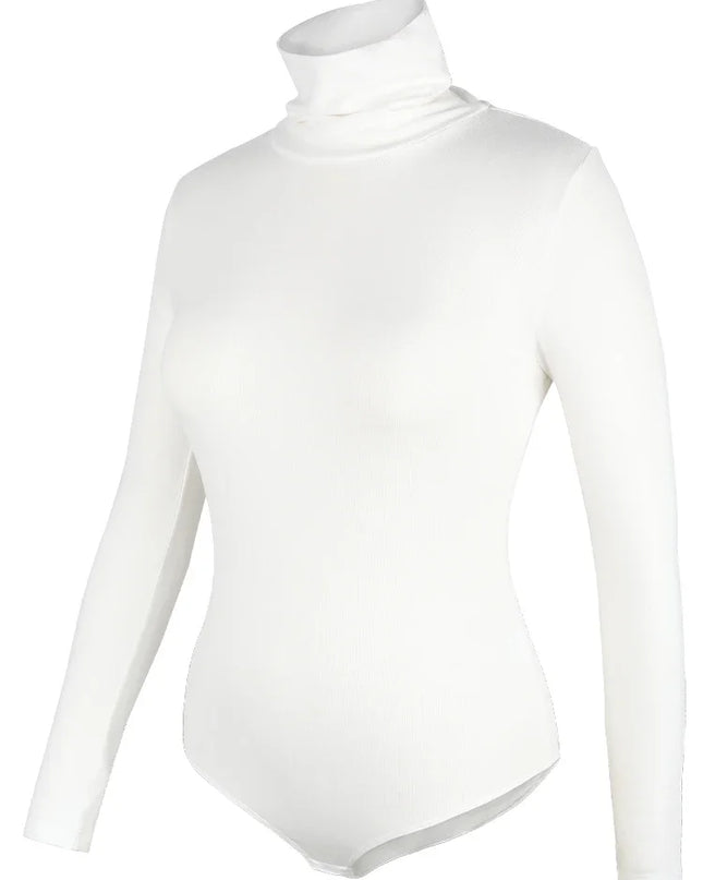 Turtle Neck Tops  Bodysuit - VOLDRI