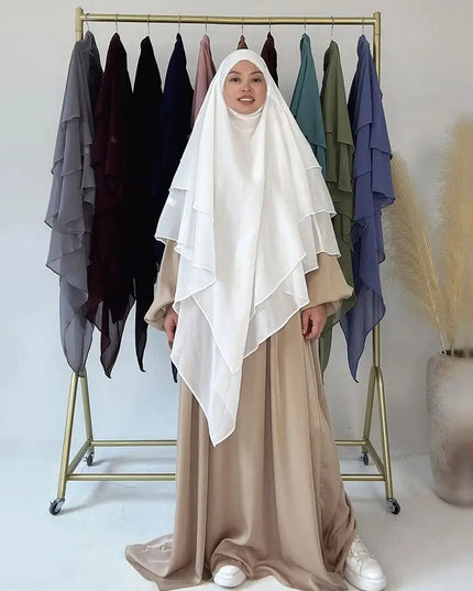 Three Layers Chiffon Niqab