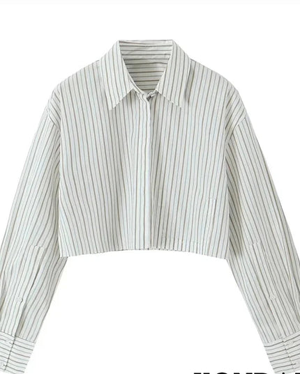 Casual Striped Shirt - VOLDRI