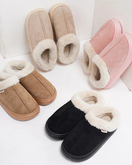 Cotton Plush Padded Slippers