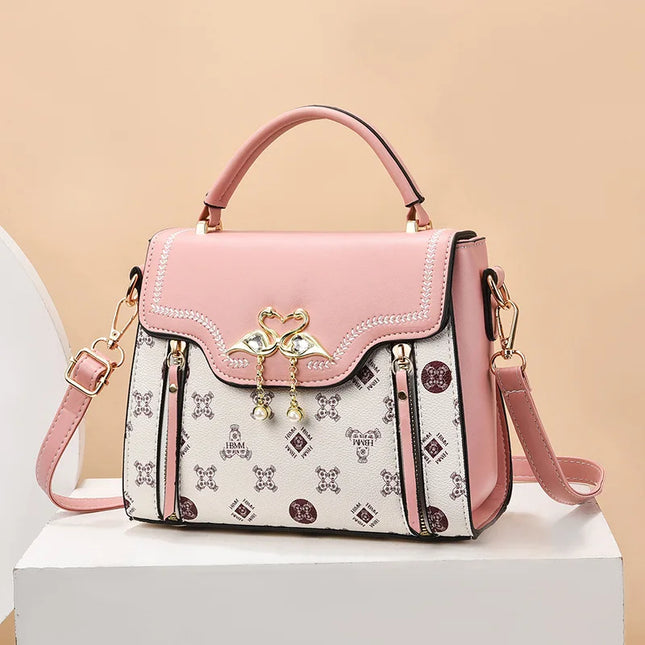 Large capacity Pattern PU Handbag