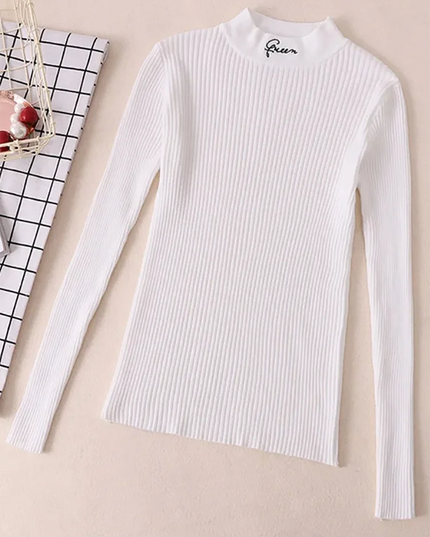 Thick High Elasticity Knitted Sweater - VOLDRI