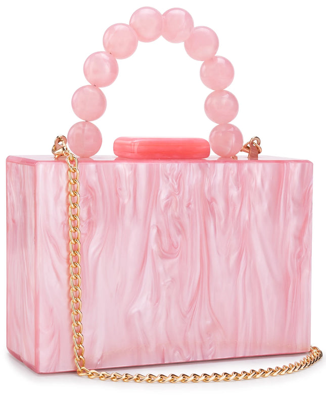 Marble PVC Evening Bag - VOLDRI