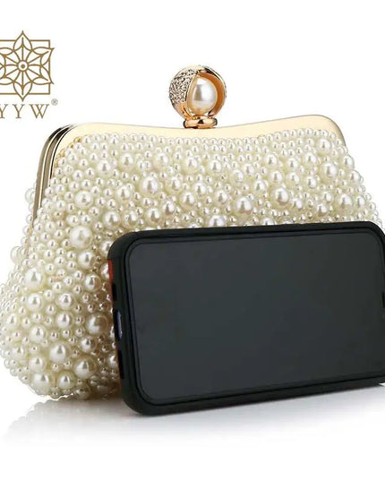 Elegant Pearl Clutch - VOLDRI