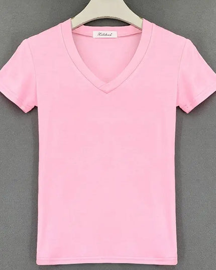 Casuals Sexy V-neck Tshirt - VOLDRI