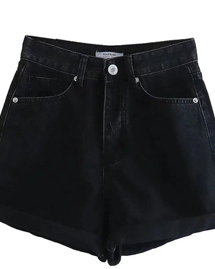 Vintage Casual Denim  Shorts - VOLDRI