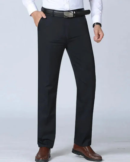 Voldri Men's 100% Cotton Casual Trousers - Loose Fit Khaki Pants -   | Stylish & Elegant Fashion by Voldri