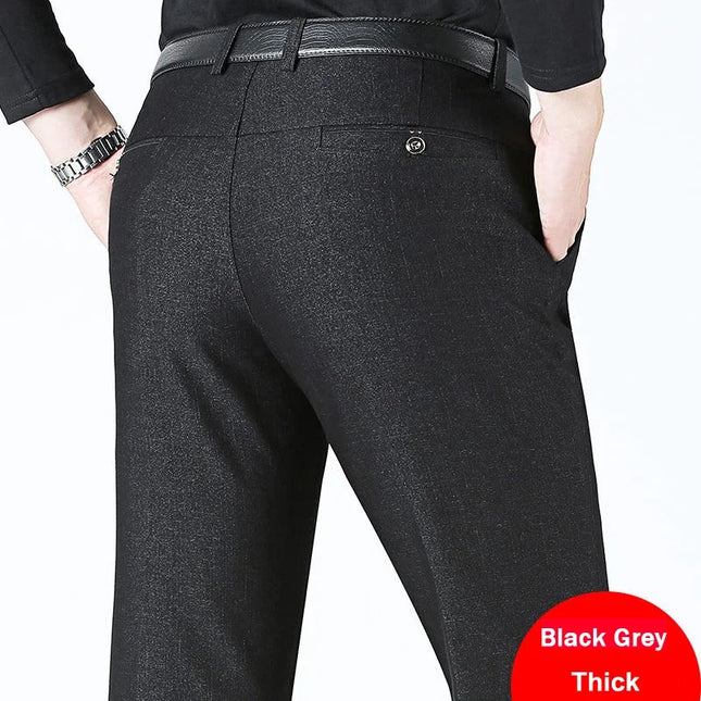 Voldri Men's Slim Stretch Business Pants - Casual & Comfortable Fit -   | Stylish & Elegant Fashion by Voldri
