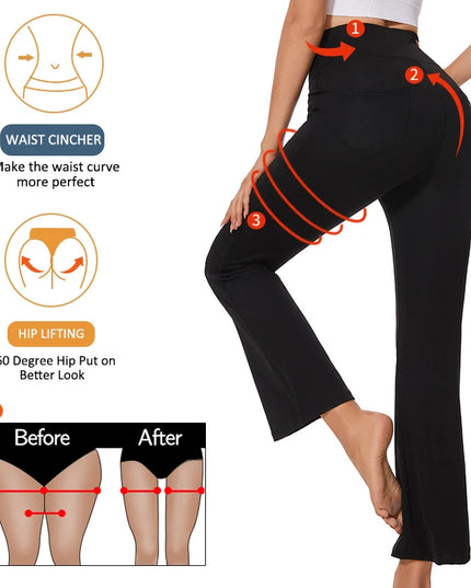 High Waist Push Up Leggings - VOLDRI