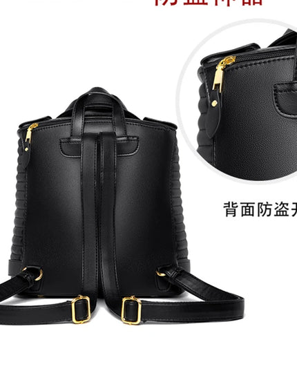 Punk Leather Backpack - VOLDRI