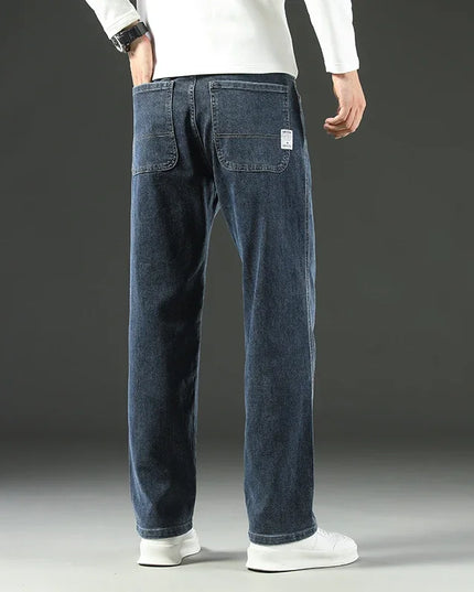 Voldri Men's Loose Straight Jeans - Comfortable, Business Casual Style