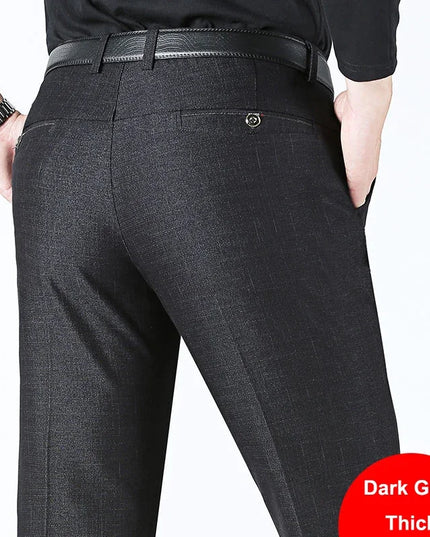 Voldri Men's Slim Stretch Business Pants - Casual & Comfortable Fit -   | Stylish & Elegant Fashion by Voldri