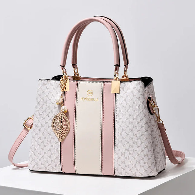 Crossbody PU Portable bucket Handbag