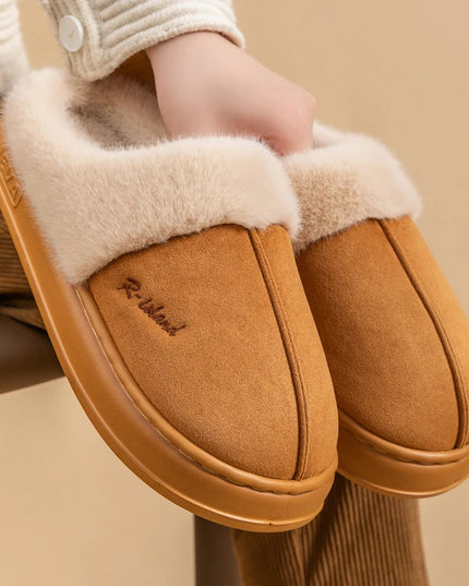 Fluffy Slippers  Non-slip Slides