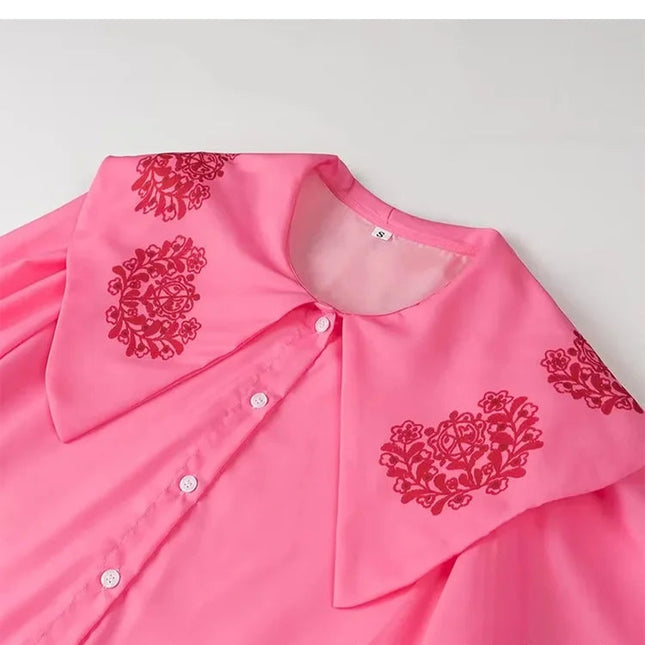 Vintage  Embroidery  Shirts - VOLDRI