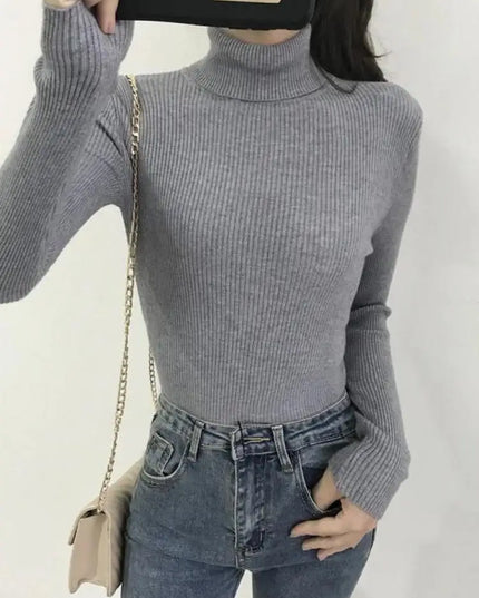 Elegant Turtleneck Sweater - VOLDRI