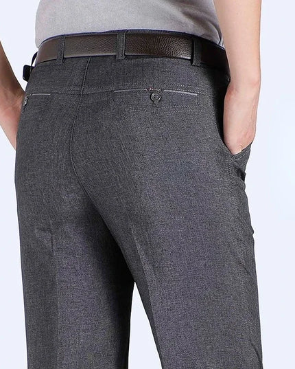 Voldri Men's Plus Size Business Pants - Stretch Loose Fit for Office -   | Stylish & Elegant Fashion by Voldri