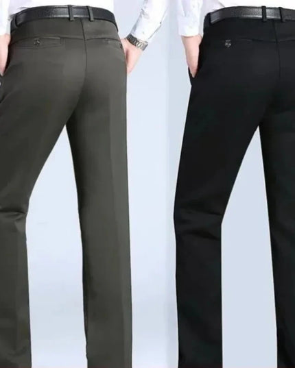 Voldri Men's Professional Cotton Work Pants - Smart Office Style -   | Stylish & Elegant Fashion by Voldri