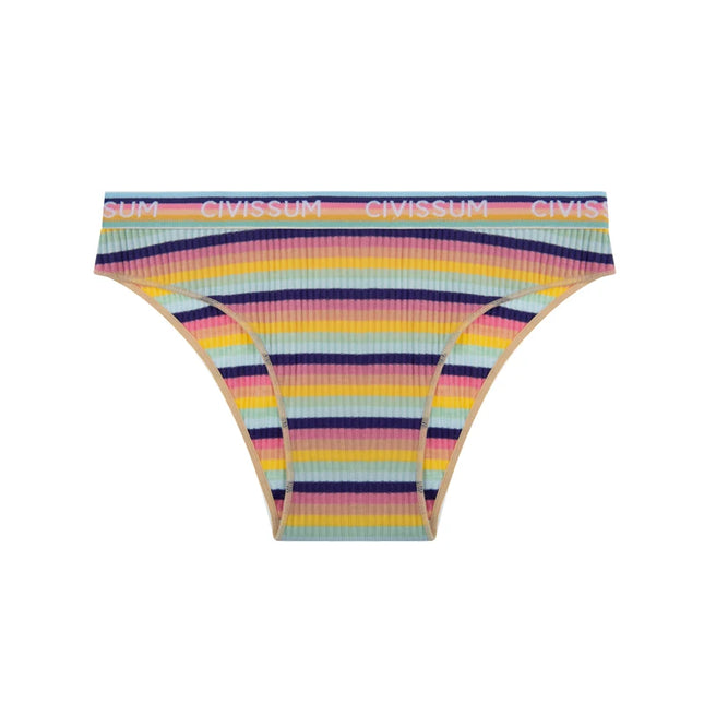 Rainbow Striped Lingerie Underwear - VOLDRI