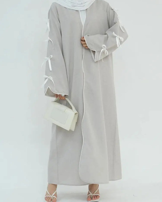 Open kaftan Pink Abaya